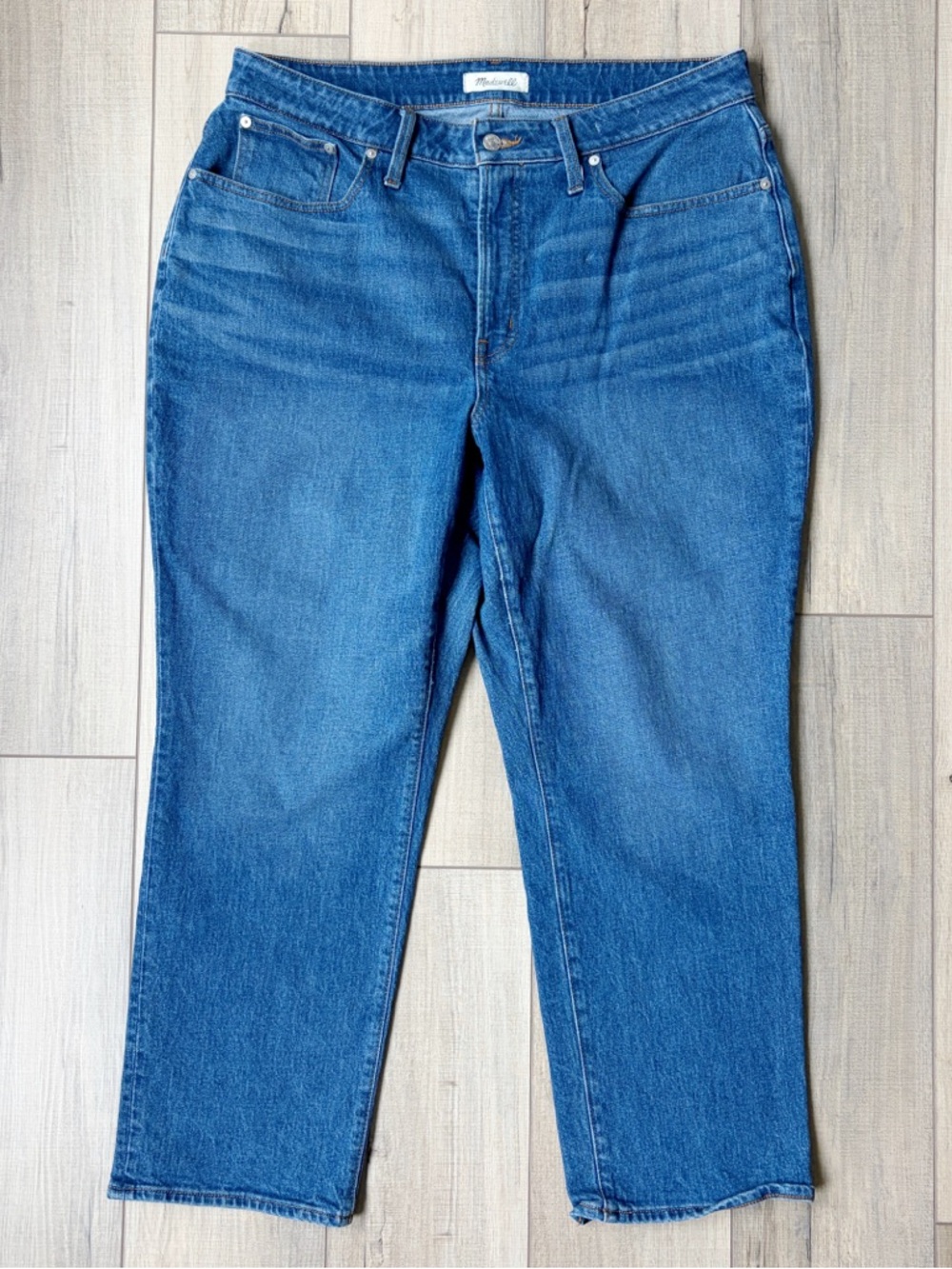 Madewell Curvy Perfect Vintage Straight Jeans 16W